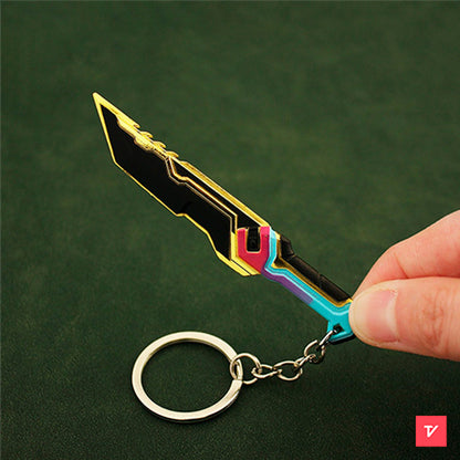 Glitchpop Knife Valorant Miniature Keychain