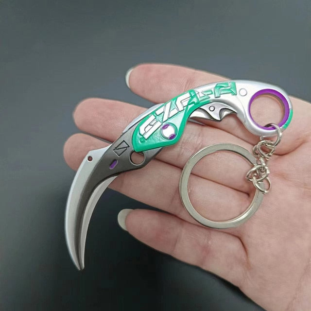 Karambit Velocitade Chaveiro Valorant