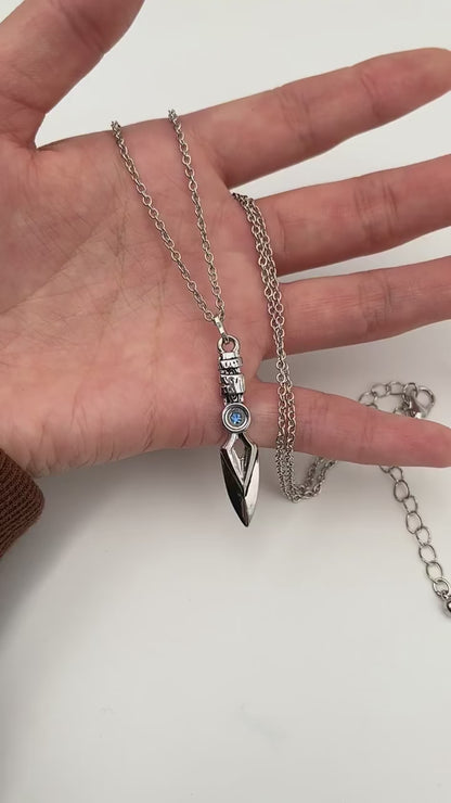 Jett Kunai Dagger Valorant Necklace