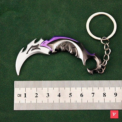 Chaveiros Saqueador Miniatura Karambit Vandal Sheriff Valorant