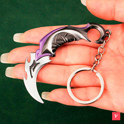 Chaveiros Saqueador Miniatura Karambit Vandal Sheriff Valorant