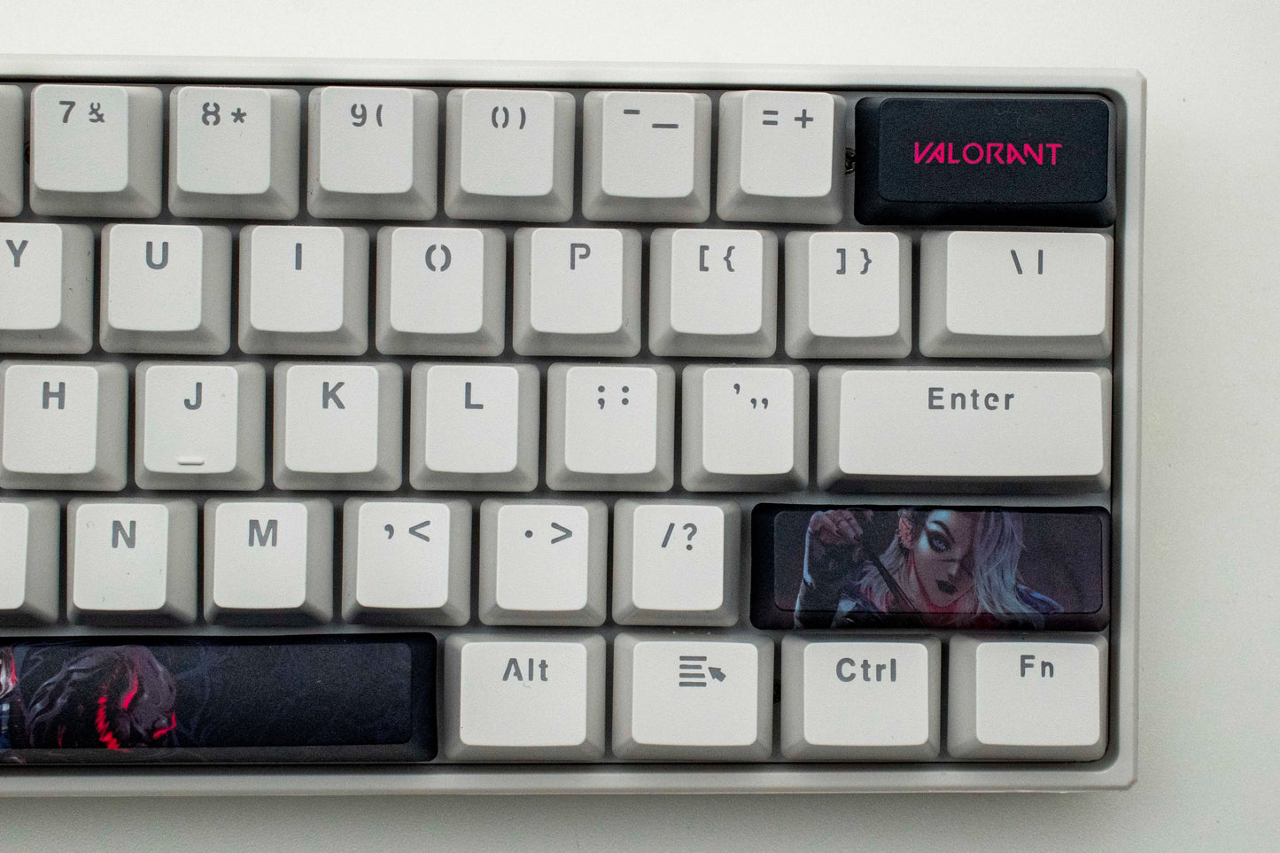 Valorant keycaps personalizadas teclas 10keys PBT dye