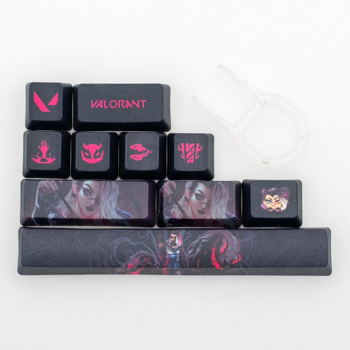 Valorant custom keycaps 10keys PBT dye keys